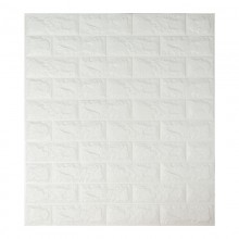 Самоклейка декоративна 3D панель Sticker Wall під білу цеглу 700x770x7мм (Os-BG01-7) Самоклейка декоративна 3D панель Sticker Wall під білу цеглу 700x770x7мм (Os-BG01-7)