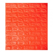 Самоклейка декоративна 3D панель Sticker Wall під помаранчеву цеглу 700x770x7мм (Os-BG07) Самоклейка декоративна 3D панель Sticker Wall під помаранчеву цеглу 700x770x7мм (Os-BG07)