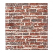 Самоклейка декоративна 3D панель Sticker Wall під червону катеринославську цеглу 700x770x7мм (Os-CZ-02-5) Самоклейка декоративна 3D панель Sticker Wall під червону катеринославську цеглу 700x770x7мм (Os-CZ-02-5)