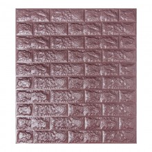 Самоклейка декоративна 3D панель Sticker Wall під цеглу кава 700x770x7мм (Os-BG18) Самоклейка декоративна 3D панель Sticker Wall під цеглу кава 700x770x7мм (Os-BG18)