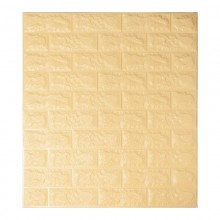 Самоклейка декоративна 3D панель Sticker Wall під бежеву цеглу 700x770x7мм (Os-BG09) Самоклейка декоративна 3D панель Sticker Wall під бежеву цеглу 700x770x7мм (Os-BG09)