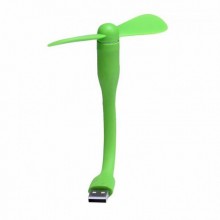 Портативный гибкий USB вентилятор UTM Зеленый