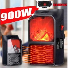 Обогреватель FLAME HEATER портативный без проводов с имитацией камина 900 W Обогреватель FLAME HEATER портативный без проводов с имитацией камина 900 W