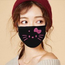 Детские и подростковые маски для лица Rado hape masks с принтом кошечки . Детские и подростковые маски для лица Rado hape masks с принтом кошечки .
