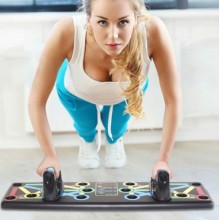 Спортивная доска - платформа для отжимания Yunmai разными хватами от пола для мужчин и женщин. Спортивная доска - платформа для отжимания Yunmai разными хватами от пола для мужчин и женщин.