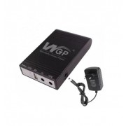 Mini UPS WGP , Powerbank на 8800Mah, Выходы USB, DC 9V, 12V. ИБП для Роутеров + БЛОК ПИТАНИЯ , чёрный