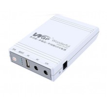 Мини источник бесперебойного питания WGP , для роутера , джипона , 8800 mAh 5V , 9V , 12V 38W Мини источник бесперебойного питания WGP , для роутера , джипона , 8800 mAh 5V , 9V , 12V 38W