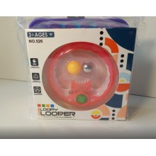 Набор игрушка антистресс Pop It  Квадрат  + игрушка антистресс спиннер Loopy Looper  красный .