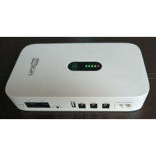 Мини UPS , ИБП для роутера , GPON , 10400 mAh , 18 W (Max ) с переходниками и блоком питания от 220 V , MODEL : Nemo DC1018P Мини UPS , ИБП для роутера , GPON , 10400 mAh , 18 W (Max ) с переходниками и блоком питания от 220 V , MODEL : Nemo DC1018P