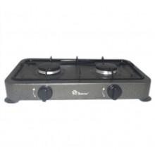 Плита газовая Domotec MS-6602 ,2 конфорки  , цвет серый .