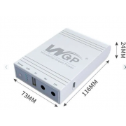 Mini UPS WGP, Powerbank на 10400Mah ,для роутера , джипона ,  в комплекте с переходниками и адаптером для зарядки .